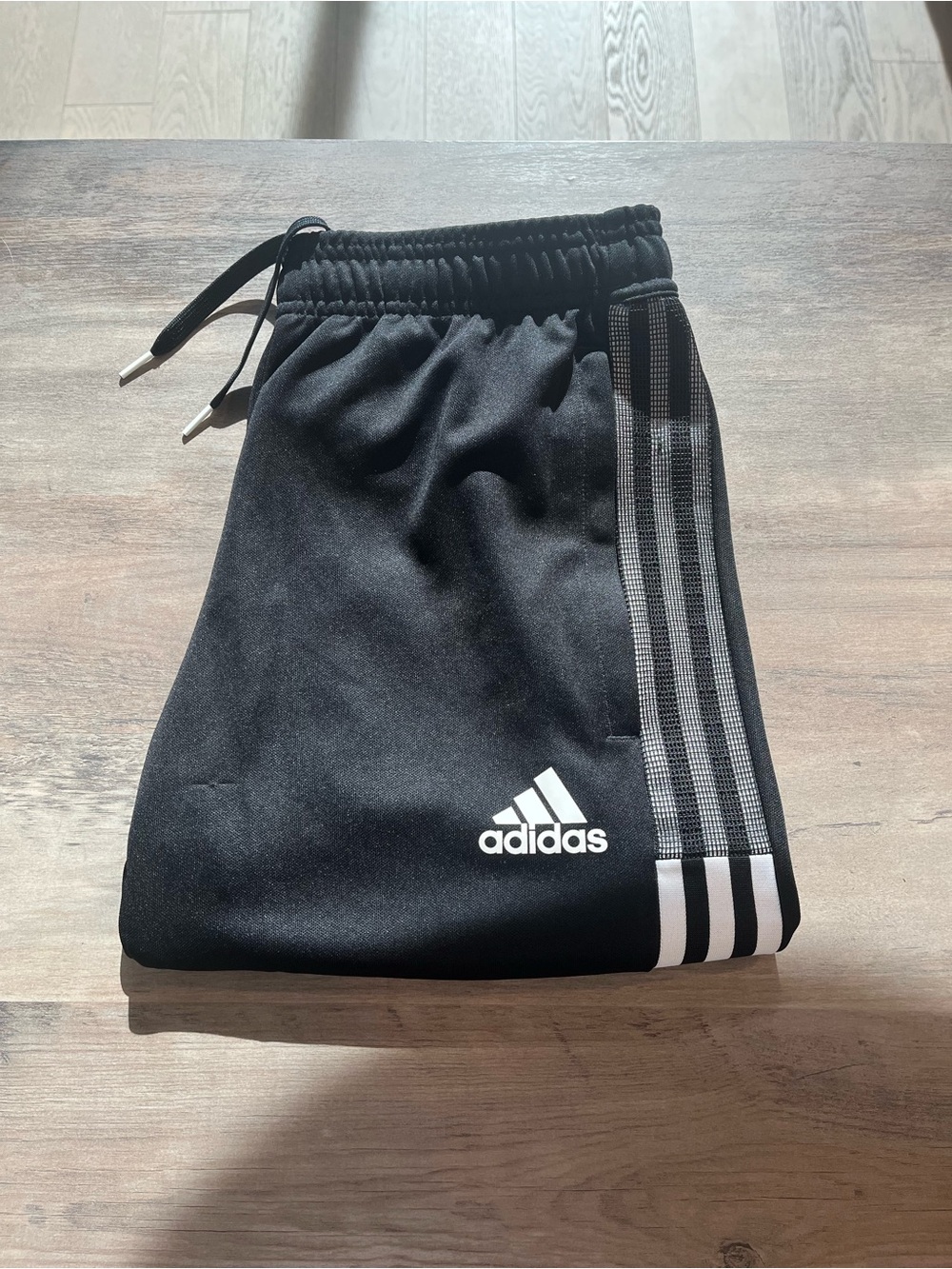 adidas Black 3-Stripe Track Pants